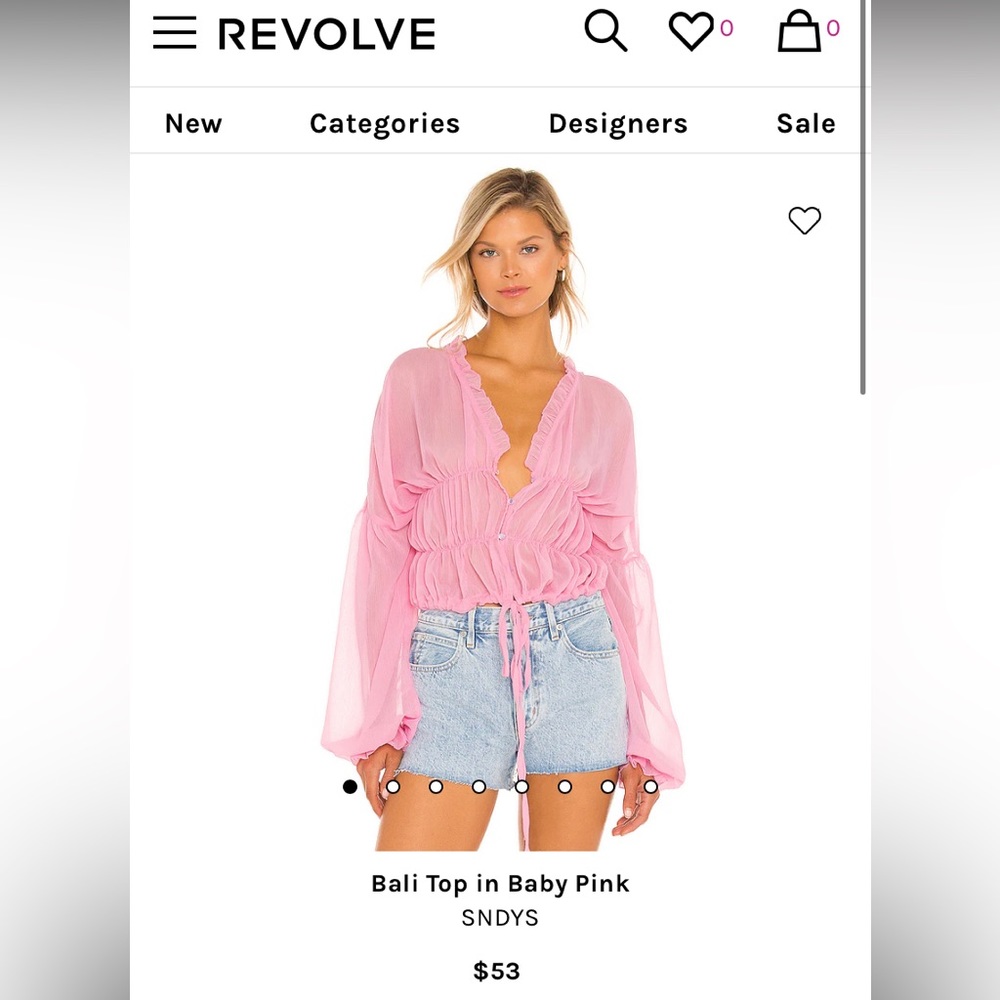 SNDYS Bali Top from Revolve